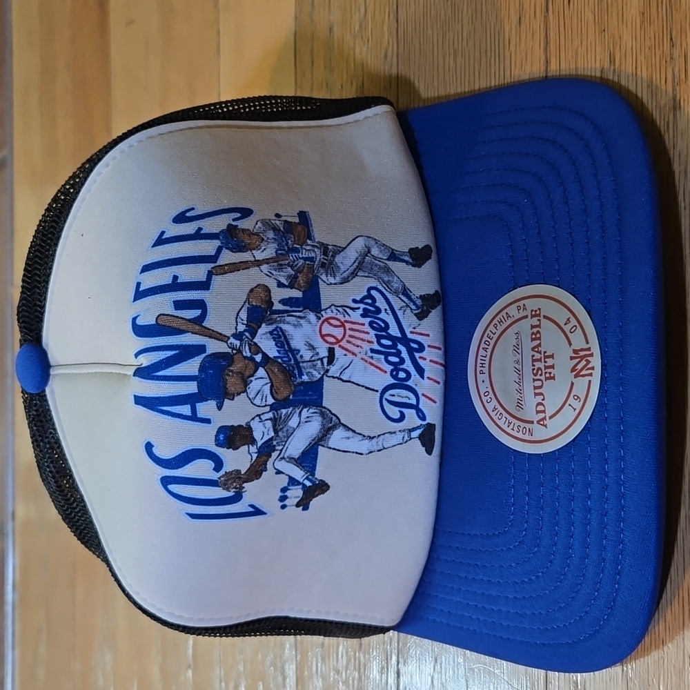 LA Dodgers Trucker Snapback Hat Cap